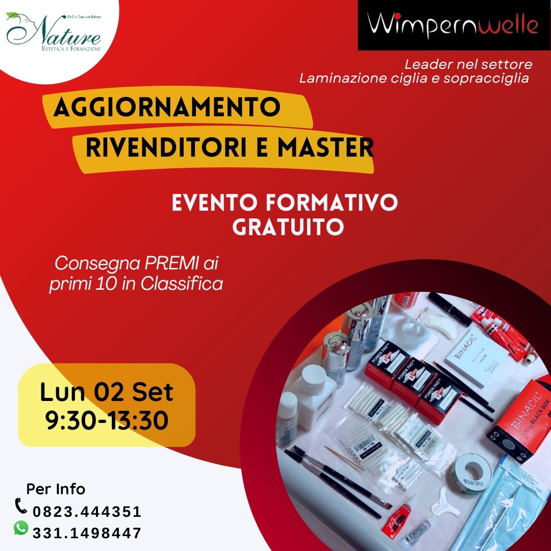 AGGIORNAMENTO RIVENDITORI E MASTER